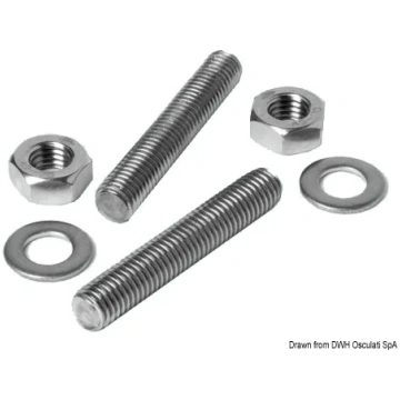 SS stud kit for cleats 14x100 mm (40.142.14) Oscul