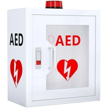 NLShan AED tērauda defibrilatora skapis, sienas sk