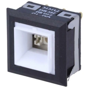 Switch: push-button; Pos: 2; SPDT; 0.01A/28VAC; 0.