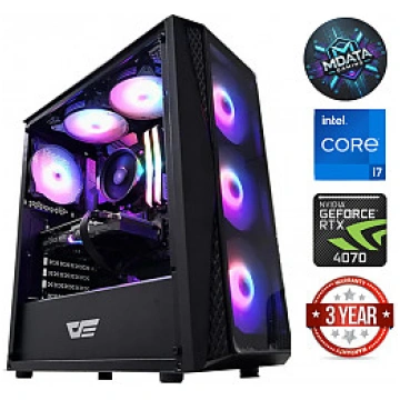 MDATA GAMING i7-12700KF 32GB 1TB SSD RTX 4070 Wind