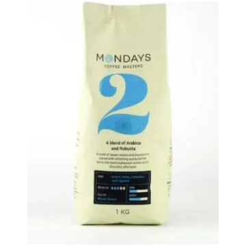 Kafijas pupiņas MONDAYS Nr.2, Arabica un Robusta,