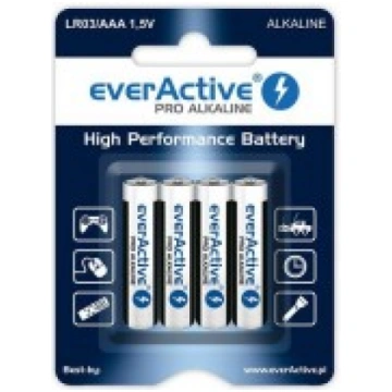 everActive Pro Alkaline AAA LR03 1.5V 1250mAh Batt