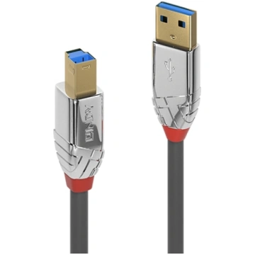 Lindy 2m USB 3.0 Type A to B Cable, Cromo Line 366