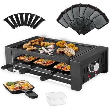 TAMARIT Raclette Party Grill Pārnēsājams iekštelpu
