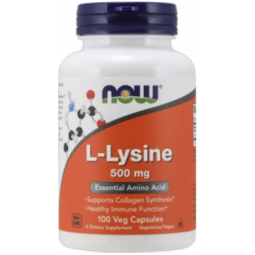 L-Lysine 500 mg Now Foods 100 vcaps