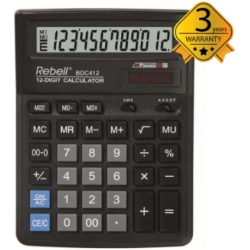 Calculator Desktop Rebell BDC412 121REBDC412