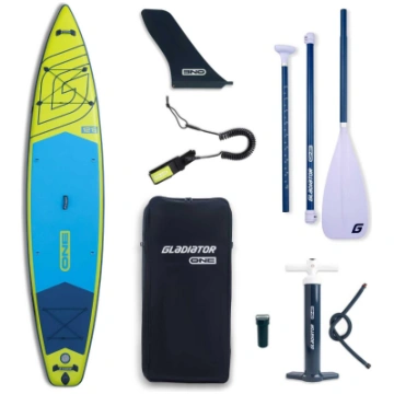 Piepūšamais SUP dēlis Gladiator One 12"6" lime