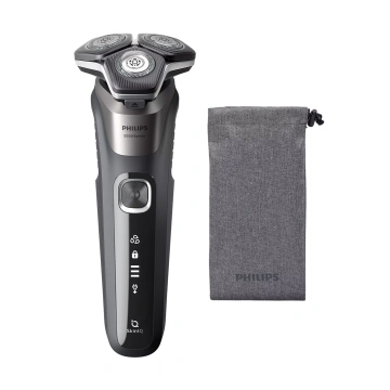 Philips 5000 Wet & Dry, pelēka - Skuveklis, S5887/