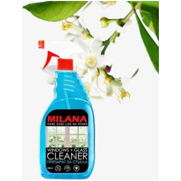 Logu un stikla virsmām tīrīšanas aerosols MILANA