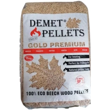 Demet Premium Gold koksnes granulas 100% dižskābar