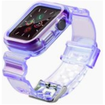 Hurtel Light Set Apple Watch 42mm Purple Siksniņa 