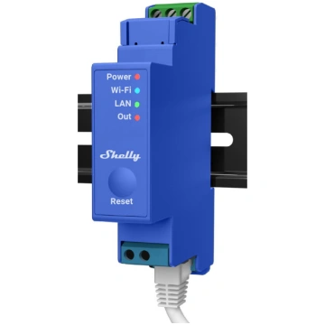 Shelly PRO 1 WiFi + Ethernet 1 grupas viedais rele
