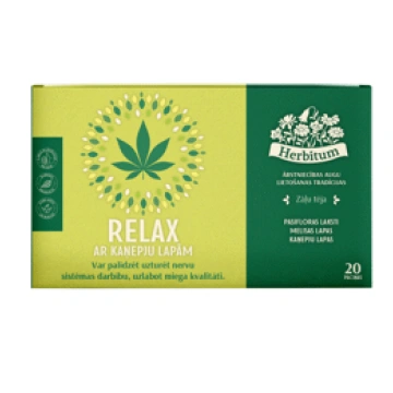 Zāļu tēja HERBITUM Relax 20x1,5g