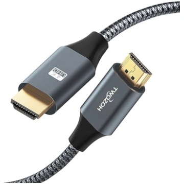 Twozoh 4K HDMI kabelis, 10 metri, ātrgaitas 18 Gbp