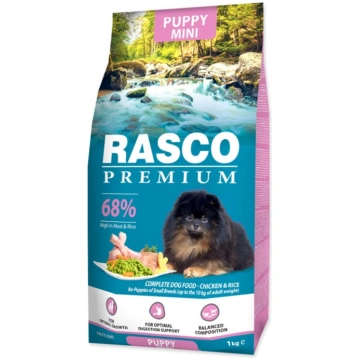 Rasco Premium Puppy Mini barība ar vistu un rīsiem