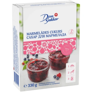 Marmelādes cukurs ar pektīnu DAN SUKKER, 330g - 45