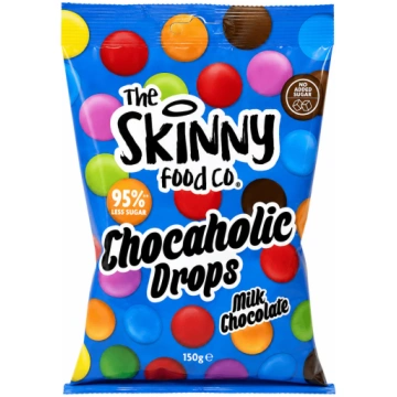 Skinny Chocaholic Drops šokolādes konfektes dalāma