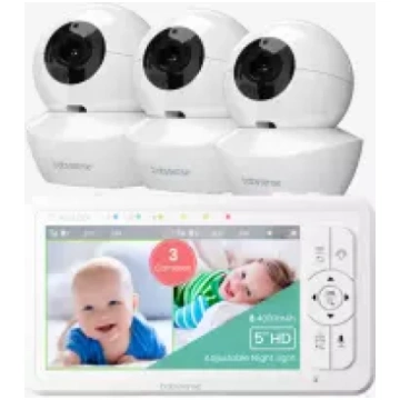 Babysense Video Baby Monitor with 3 Cameras Art.HD