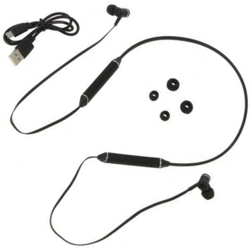 Wireless headphones with microphone; black; USB,US