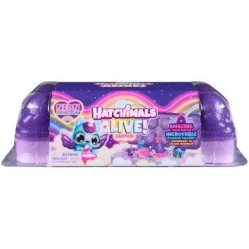 HATCHIMALS Alive Rotaļu komplekts Neona varavīksne