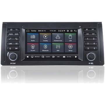 Linux auto radio priekš BMW E39 E53 5 sērijas X5 M