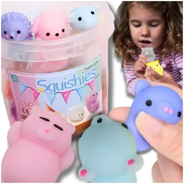 Bakalu Mochi Squishy antistresa rotaļlietu komplek