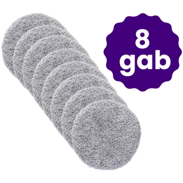 8 mikrofibras lupatiņas