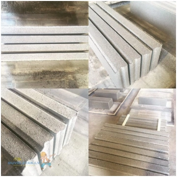 Apmale trotuāra 750*200*60 mm (Pelēka) 11980