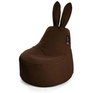 Bērnu sēžammaiss Qubo™ Baby Rabbit, gobelēns, tumš