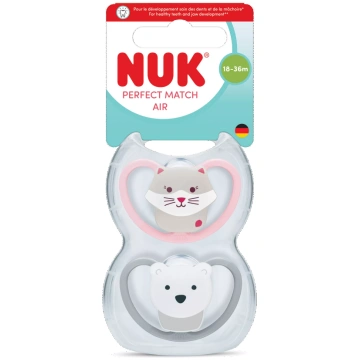 NUK Perfect Match Air (18-36 m), Silicone māneklīt