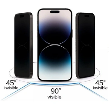 iLike Apple IPHONE 17 Tempered Privacy Glass Black