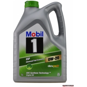 Mobil 1 ESP X2 0W20 5L Dexos D 153685