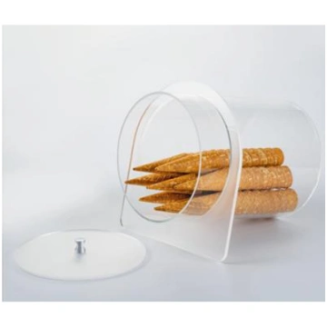 porta coni con cilindro inclinati e coperchio estr