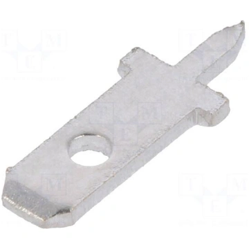 Terminal: flat | 2.8mm | 0.8mm | male | THT | bras