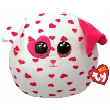 Plush Ty Squishy Beanies Beau suns ar sirsniņām 22