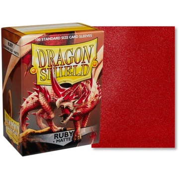 Dragon Shield Standard Sleeves - Matte Ruby (100 p
