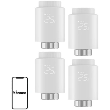 SONOFF ZigBee TRVZB Thermostatic Head, 4-Pack