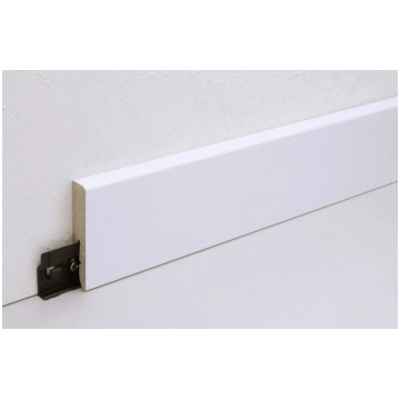 58mm FU054 MDF balta grīdlīste