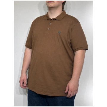 Lielo izmēru polo krekli - Brūna / 5XL