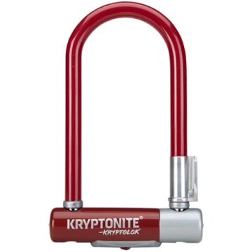 KRYPTONITE Mini 7 U-Lock Red saslēdzējs, sarkans