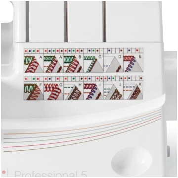 Overlock Singer 14T968 sewing machine, electric cu