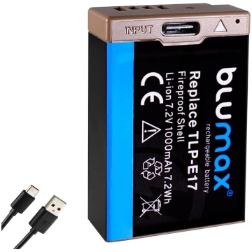 Blumax akumulatora aizstājējs Canon LP-E17 | 1000