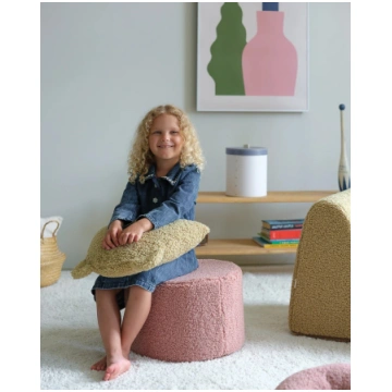 Pufs- Rozā/ Guava Pouffe