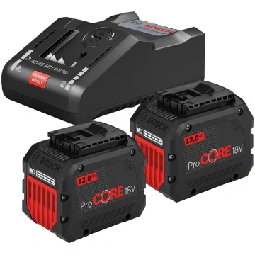 Bosch komplekts GBA 18V 2x12Ah PROCORE18V + GAL 18