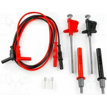 Test leads; 10A; 2m; black,red; 1kVDC | HTI-HA4250