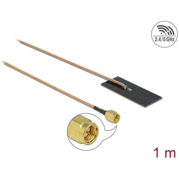 Delock WLAN 802.11 ac/ax/a/h/b/g/n Antenna SMA plu