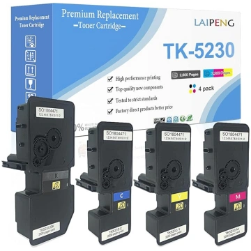 4 krāsu saderīga TK5230 TK-5230 tonera kasete 2600