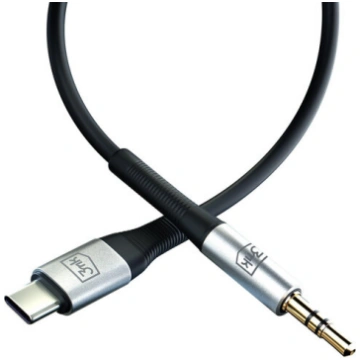 Usb-c līdz mini ligzdai 3,5 mm Aux kabelis 1 m 3MK