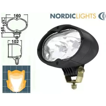 Papildu tālās gaismas lukturis LED NORDIC
