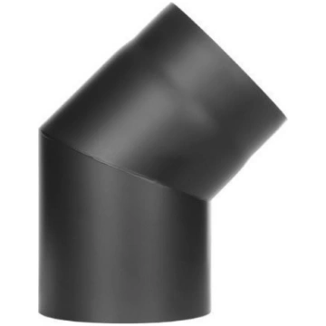 Melno dūmvadu līkums JEREMIAS 32278, Ø180 mm, 45°